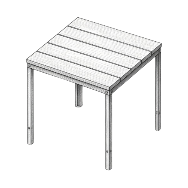 Solid Cherry Slim Surnia sofa table in a studio shot — hero image for Slim-style tables.